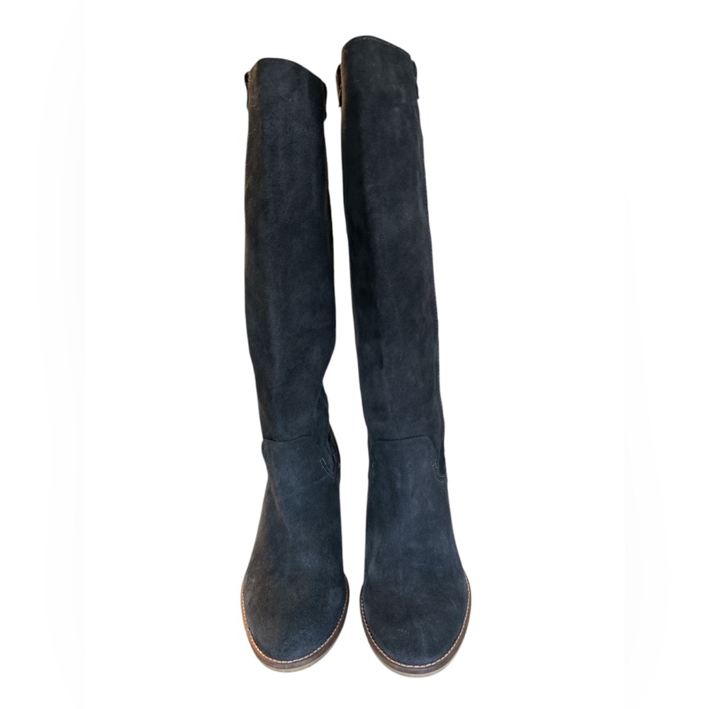 Dolce Vita Garnett Western Inspired Suede Tall Boots, Charcoal Gray, Siz… - Picture 13 of 14